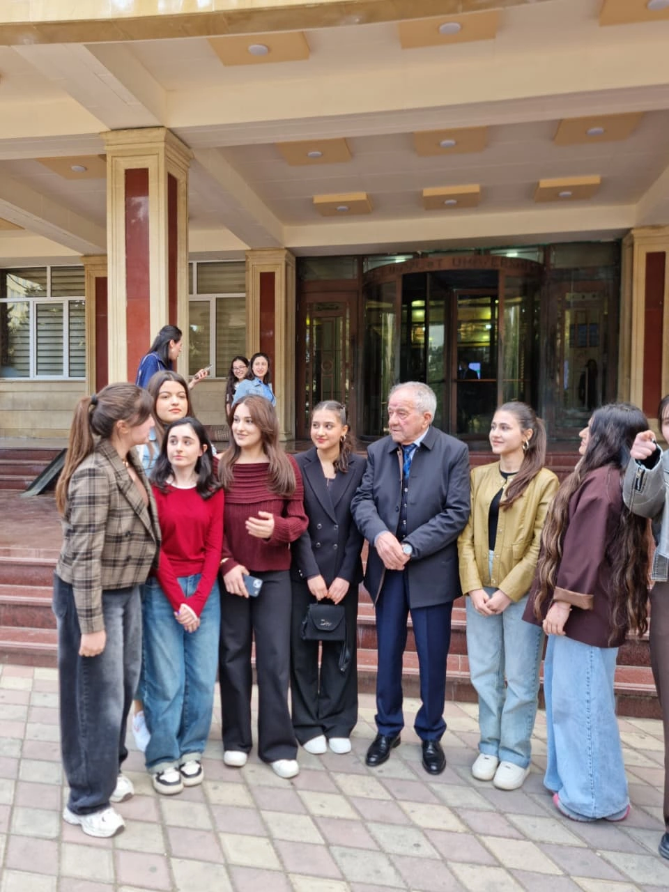 Seyran Səxavət Bakı Dövlət Universitetində tələbələrlə görüşüb - FOTOLAR