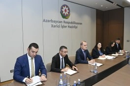 Ceyhun Bayramov Pan-Afrika Parlamentinin prezidenti ilə görüşüb - FOTO