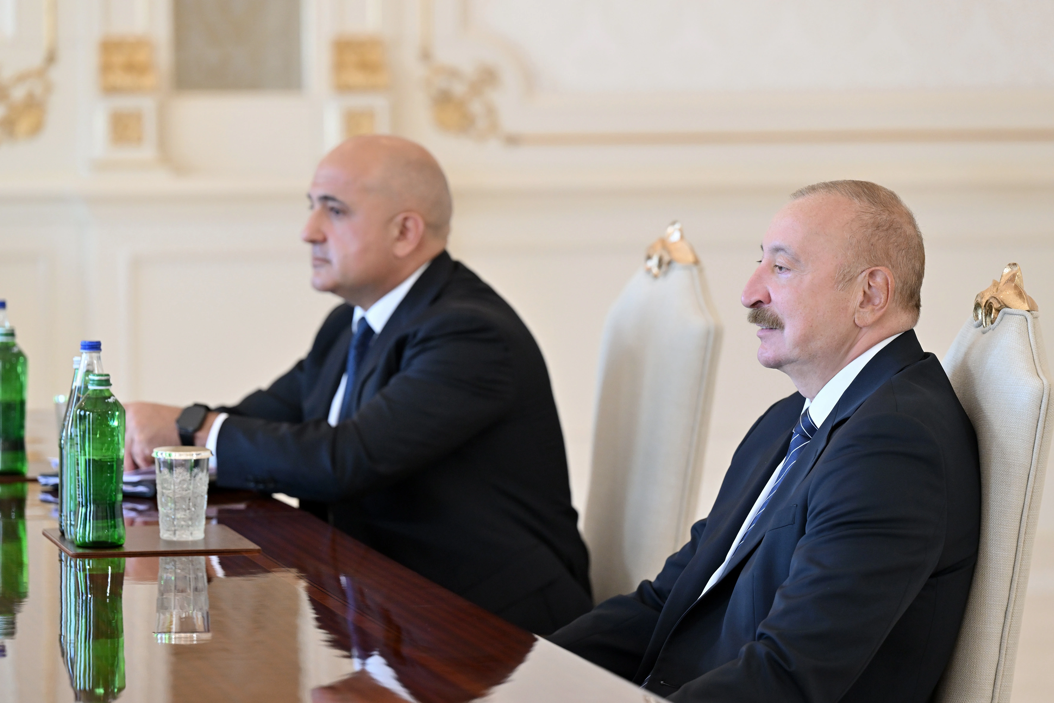 İlham Əliyev “Neuberger Berman” şirkətinin sədri və baş icraçı direktorunu qəbul etdi - FOTO