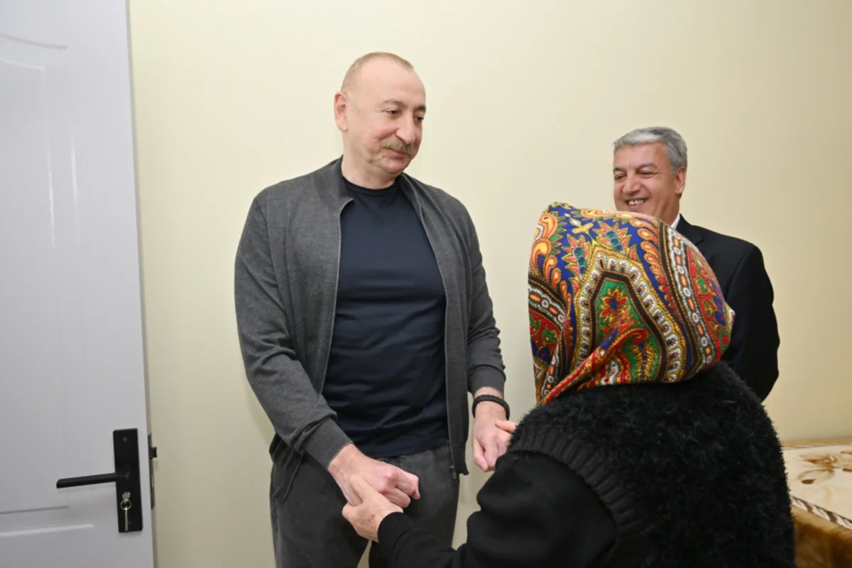 İlham Əliyev Şuşanın Böyük Qaladərəsi kəndində - FOTOLAR