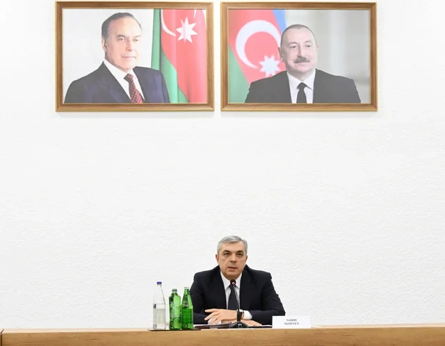 Samir Nuriyev Xocavənddə iclas keçirdi - FOTOLAR