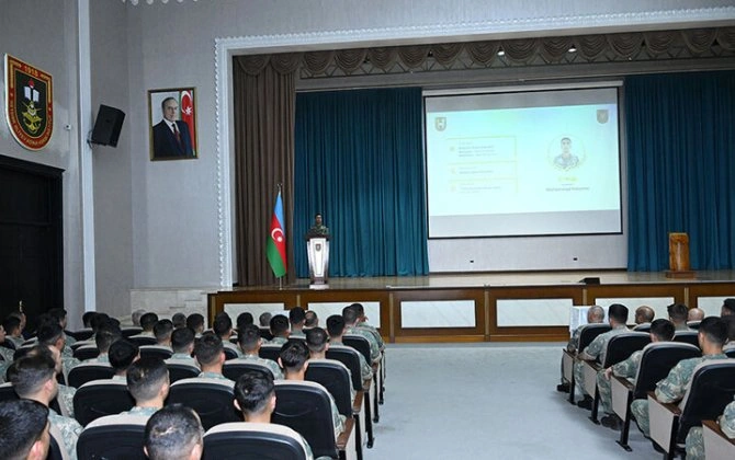“Ehtiyat zabit hazırlığı kursu”nun növbəti buraxılış mərasimi keçirilib - FOTO