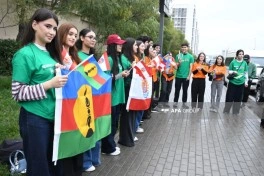 Yeni Kaledoniya və Fransız Polineziyasının gənc futbolçularına dəstək aksiyası keçirilib - FOTO