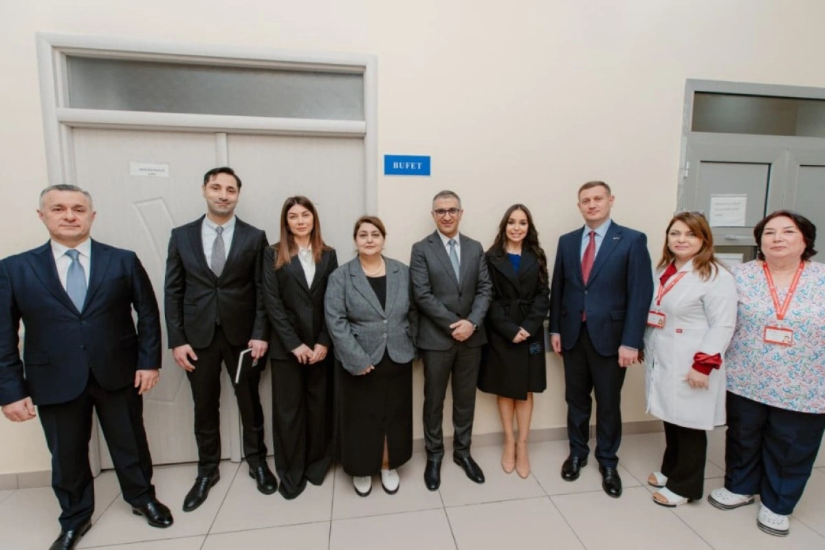 Leyla Əliyeva Respublika Pediatriya Mərkəzinin Nərimanov Uşaq Klinik Xəstəxanasını ziyarət edib - FOTO