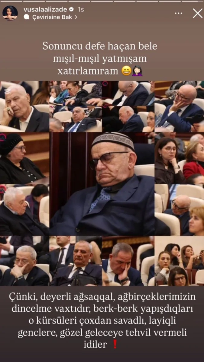 “Bərk-bərk yapışdıqları kürsüləri vaxtında gənclərə təhvil verməli idilər” - FOTO