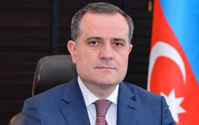 Ceyhun Bayramov diplomatik xidmət orqanlarının əməkdaşlarını təbrik etdi - FOTO