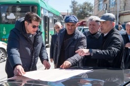 ADSEA sədri ərazidə kollektorun tikinti-bərpa işlərinin gedişatı ilə tanış olub - FOTO - VİDEO