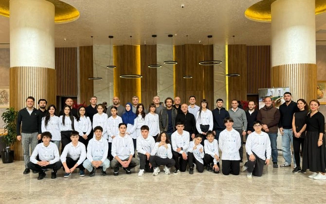 Olimpiya çempionları şəhid övladları ilə görüşüb!