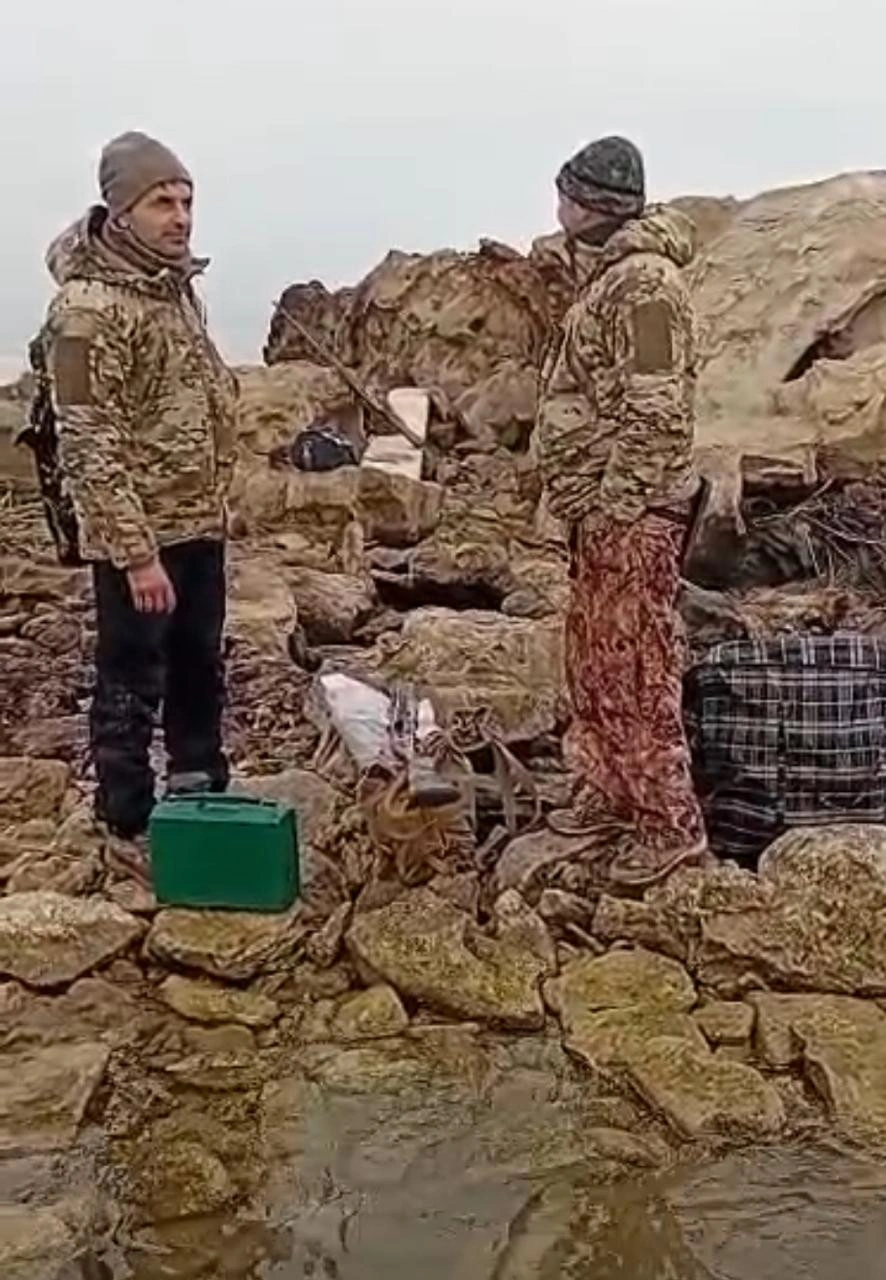 Qaradağda balıqçılar xilas edildi - FOTO
