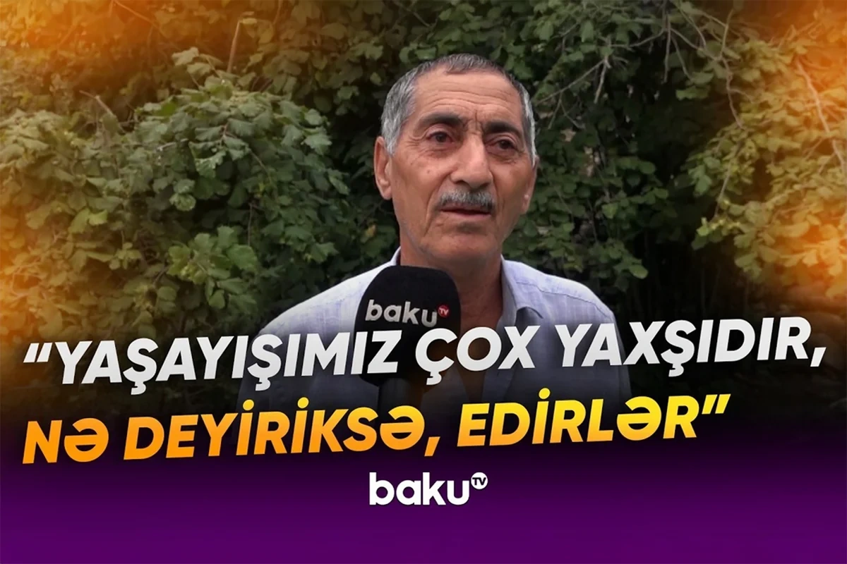Doğma yurduna qayıdan Xocalının Badara sakinləri Baku TV-yə danışdılar - VİDEO