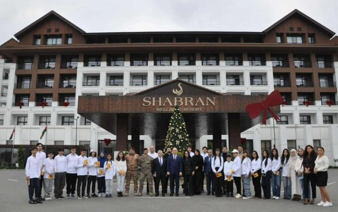Şabranda VII “Qardaşlaşmış Qarabağ Məktəbləri” Qış düşərgəsinə start verildi - FOTO