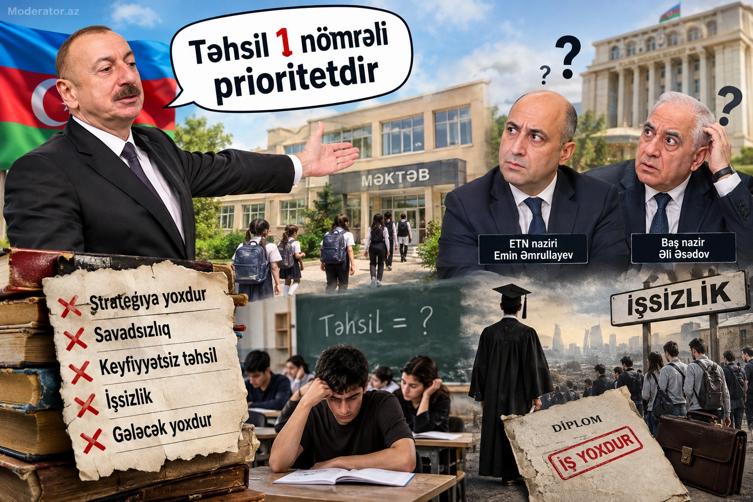“Təhsil 1 nömrəli prioritetdir” deyiriksə, cəmiyyətin də təhsil üzərində  ictimai nəzarəti artırılmalıdır..."-EKSPERT