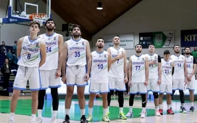 Azərbaycanın basketbol millisi İrlandiya seçməsinə məğlub oldu