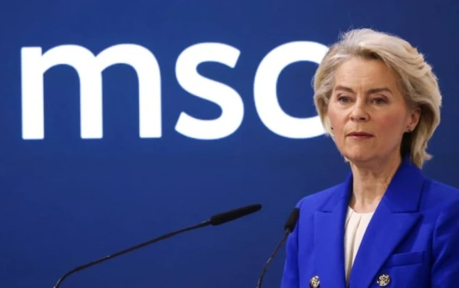 Ursula fon der Lyayen Avropanın qarşılıqlı müdafiəsi ideyasını həyata keçirməyə çağırıb