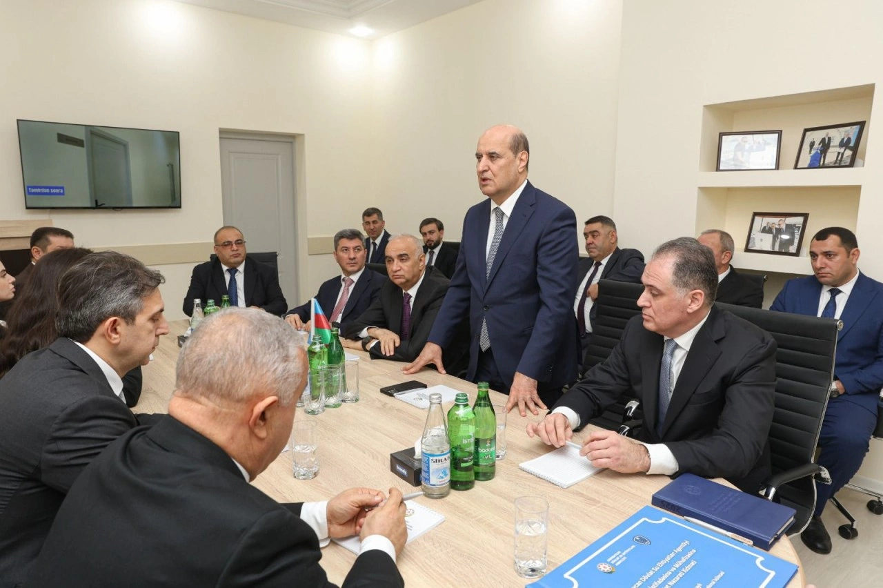 Agentlik sədri Lənkəran-Astara regional bölməsinin yeni binası ilə tanış olub - FOTOLAR