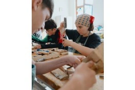 Leyla Əliyeva və Arzu Əliyeva 11 nömrəli inteqrasiya təlimli internat tipli ümumtəhsil məktəbində olublar - FOTO