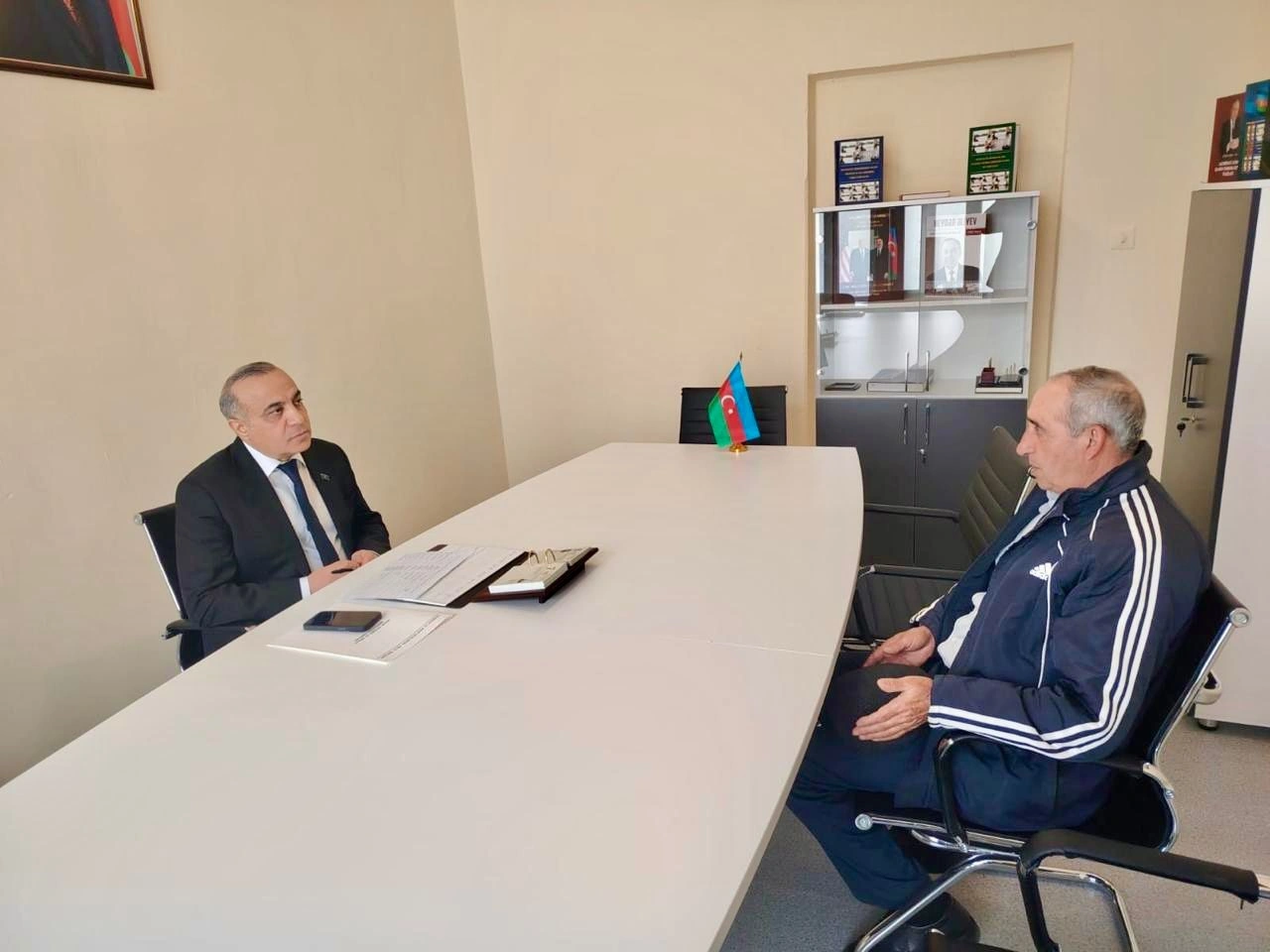 Azay Quliyev seçicilərlə görüş keçirib - FOTO