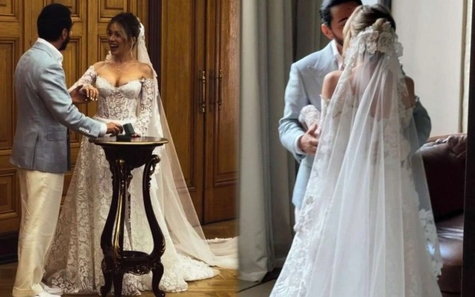 Azərbaycanlı şoumen xanımına xəyanət etdiyi aktrisa ilə evləndi