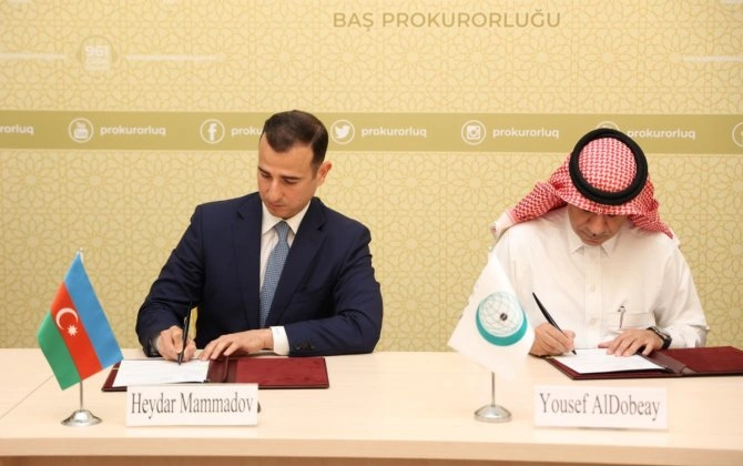 Bakıda İƏT-in antikorrupsiya ilə bağlı keçiriləcək tədbirinə hazırlıq üzrə əməkdaşlıq sənədi imzalanıb - FOTO