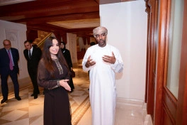 Leyla Əliyeva Maskatda Sultan Opera Evində olub - FOTO