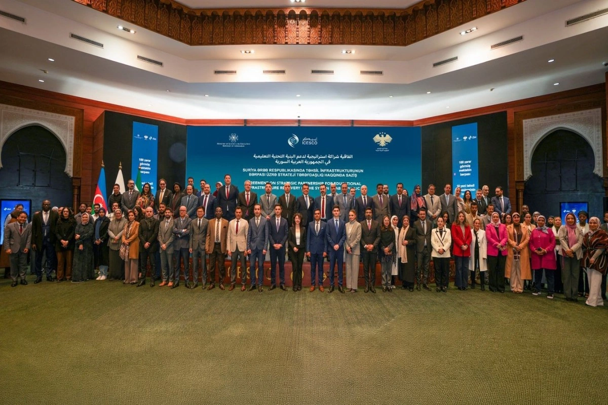 Azərbaycan Suriyada dağıdılmış məktəblərin tikintisi və təmirinə dəstək göstərəcək - FOTO