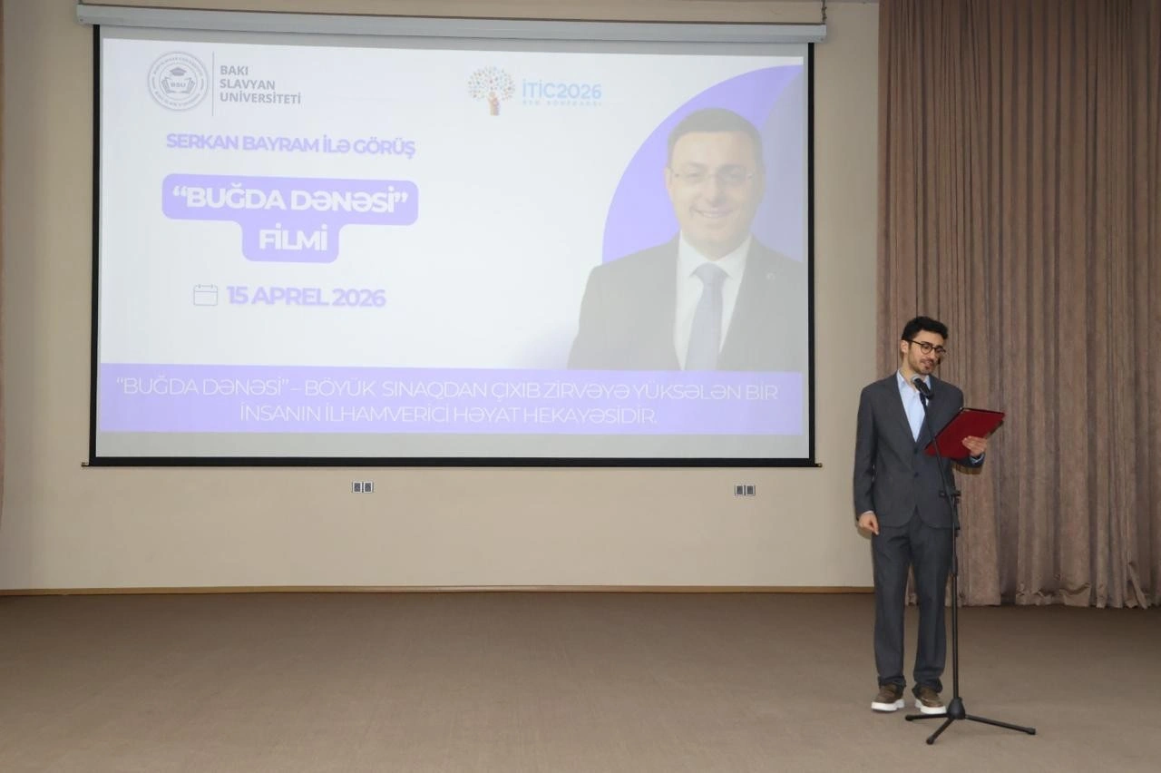 BSU-da Birləşmiş Millətlər Təşkilatının sülh elçisi ilə görüş keçirildi - FOTOLAR