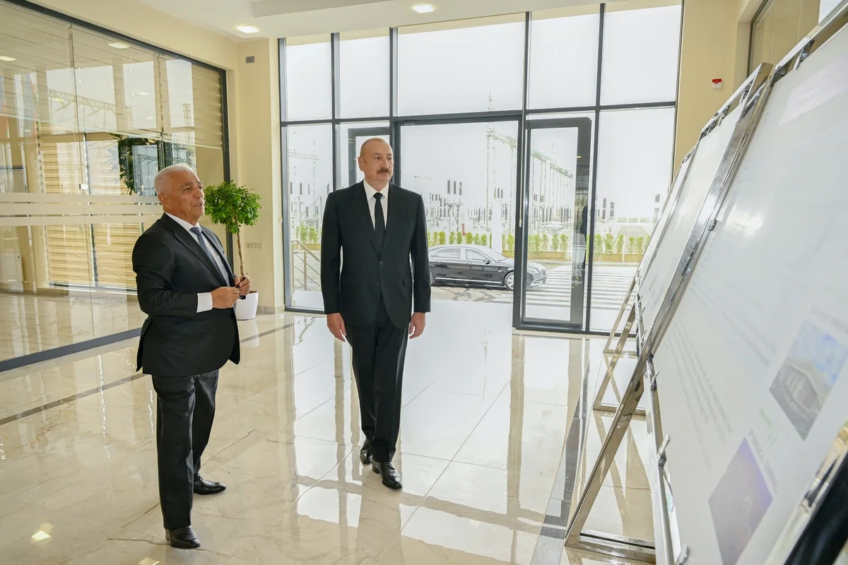 İlham Əliyev "Yeni Səngəçal" yarımstansiyasının açılışında iştirak edib - FOTO