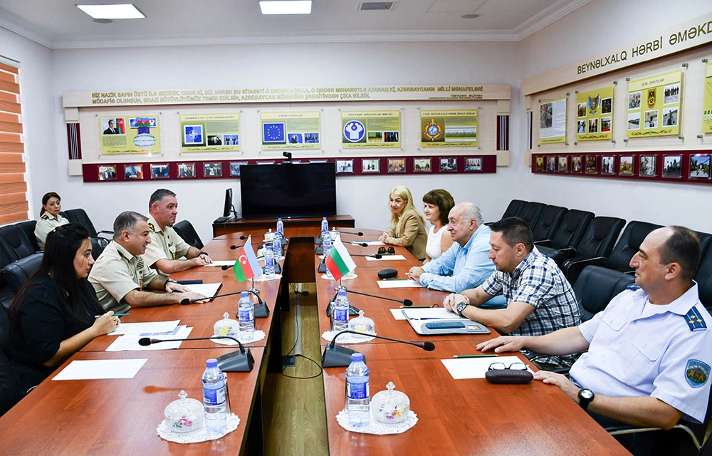 Bolqarıstan Müdafiə Nazirliyinin nümayəndə heyəti Azərbaycanda səfərdə olub - FOTO