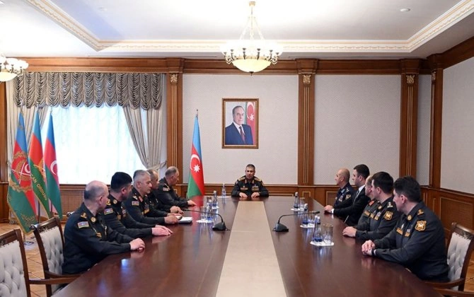 Müdafiə naziri yeni generallara rütbələrini təqdim edib - FOTO