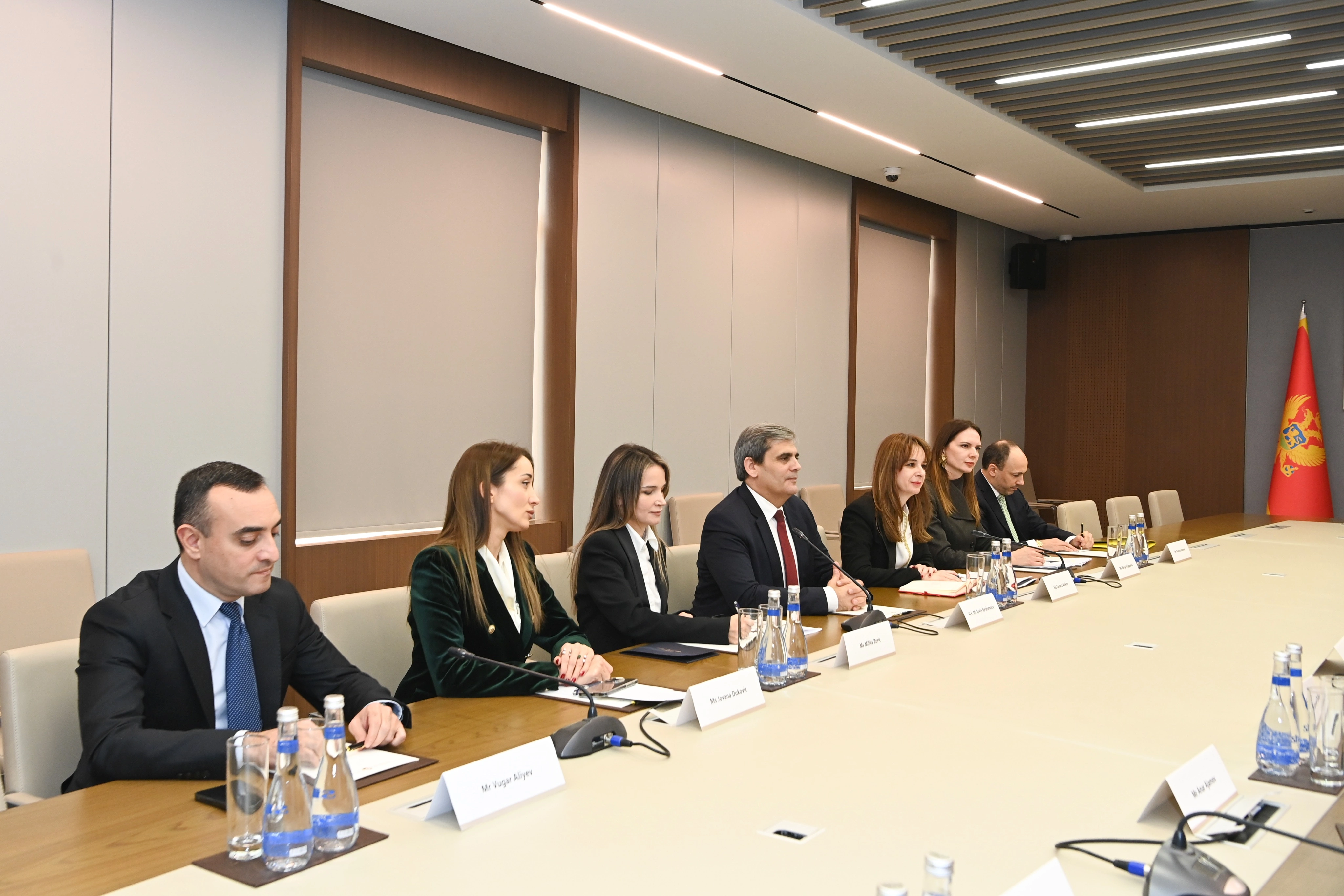 Ceyhun Bayramovun monteneqrolu həmkarı ilə görüşü başa çatdı - YENİLƏNİB + FOTO