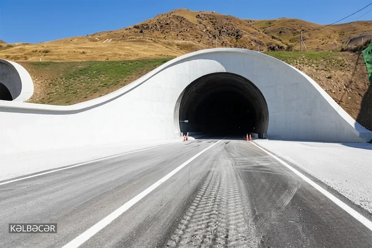 Qafqazın ən böyük tunelindən GÖRÜNTÜLƏR