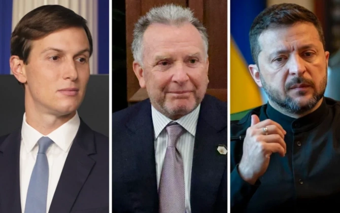 Zelenski, Uitkoff və Kuşner Ukraynaya mümkün səfəri müzakirə ediblər