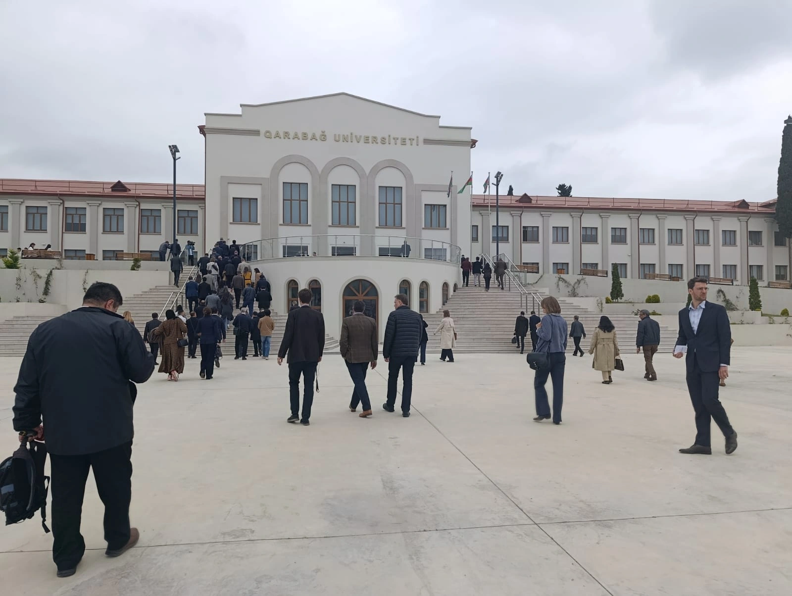 Diplomatik korpusun nümayəndələri Qarabağ Universitetində - FOTO