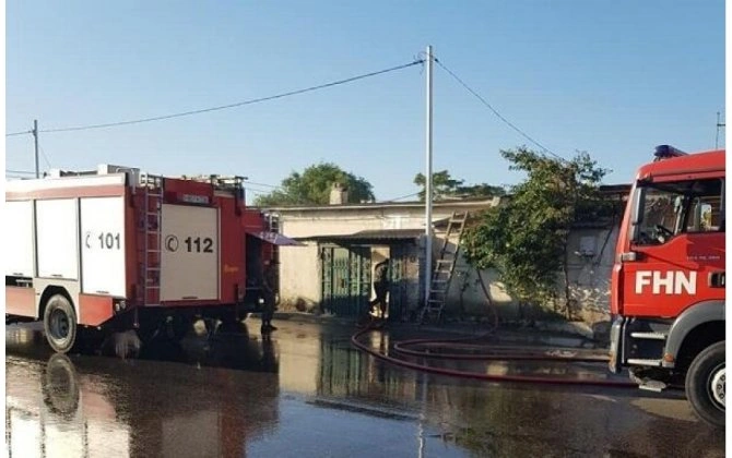 “Azərsilah”ın poliqonunda yanğın: Nazirlik açıqlama yaydı