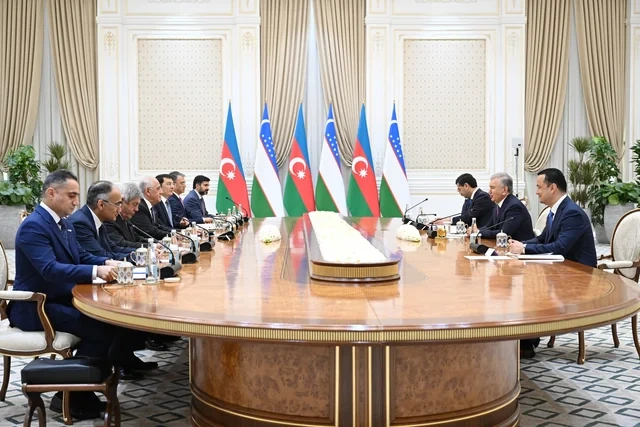 Şavkat Mirziyoyev Əli Əsədovu qəbul edib - FOTO