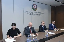 Ceyhun Bayramov Almaniyanın Azərbaycana yeni təyin olunmuş səfirini qəbul edib - FOTO