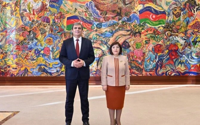 Sahibə Qafarova Ervin İbrahimoviçlə görüşdü - FOTO