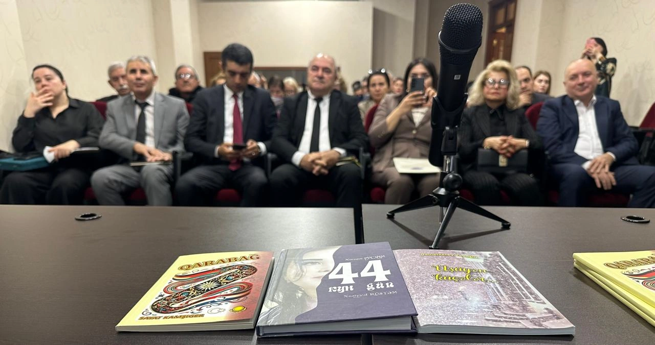 Bakıda qazax şairinin “Qarabağ” kitabının təqdimatı keçirilib - FOTOLAR