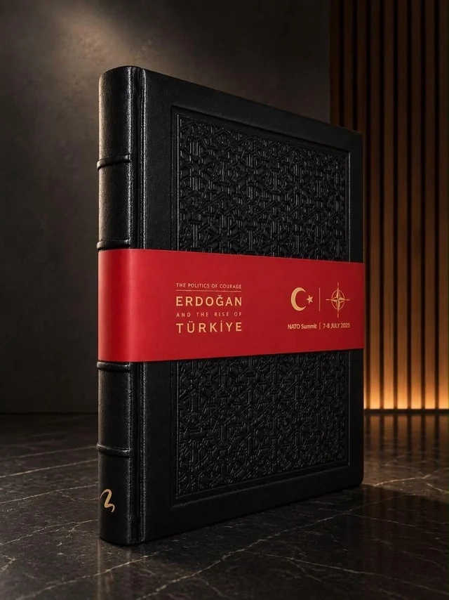 NATO sammitində maraqlı hədiyyə: Ərdoğan liderlərə kitab bağışladı - FOTO
