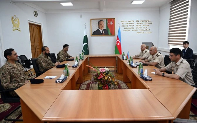 Pakistan Milli Müdafiə Universitetinin nümayəndə heyəti Azərbaycana gəldi - FOTO