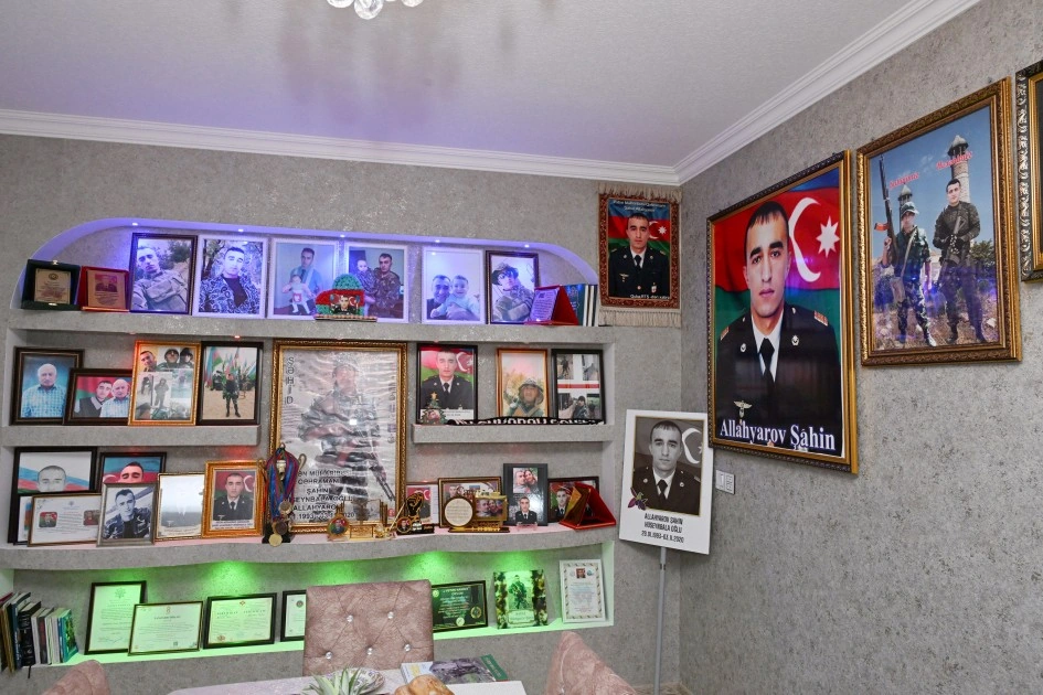Leyla Əliyeva Vətən Müharibəsi Qəhrəmanının ailəsini ziyarət etdi - FOTOLAR