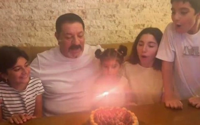 Ağadadaş Ağayev ad gününü belə qeyd etdi - VİDEO