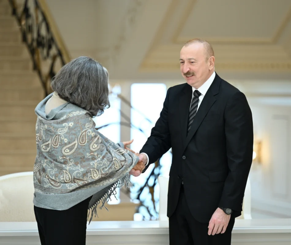 İlham Əliyev BMT-nin Məskunlaşma Proqramının icraçı direktorunu qəbul edib - FOTO