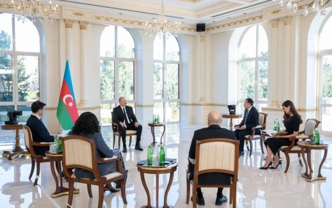 Prezident İlham Əliyevin yerli televiziya kanallarına müsahibəsi yayımlanır - CANLI