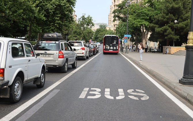 Avtobus zolaqlarından taksilər də istifadə eləsə..