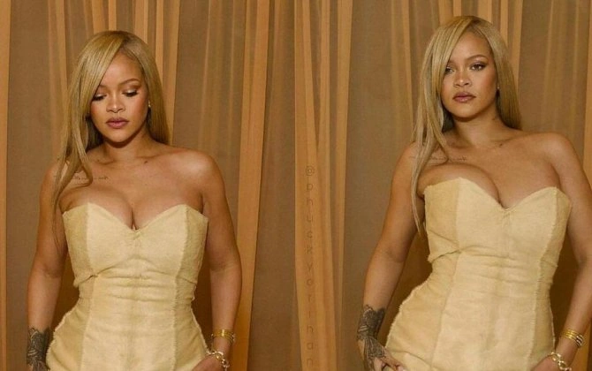 Rihannanın açıq-saçıq geyimi müzakirə yaratdı