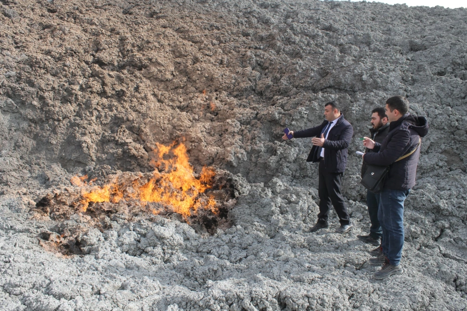 Azərbaycan ərazisində son dövrün ən güclü palçıq vulkanı püskürmələrindən biri baş verib - FOTO