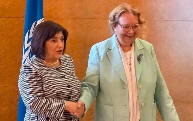 BMT ilə Azərbaycan arasında demokratiya və parlament fəaliyyəti mövzusunda müzakirələr aparılıb - FOTO