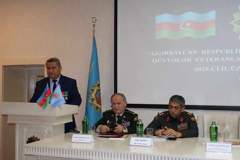 Müharibə, Əmək və Silahlı Qüvvələr Veteranları Təşkilatında hesabat yığıncağı keçirilib