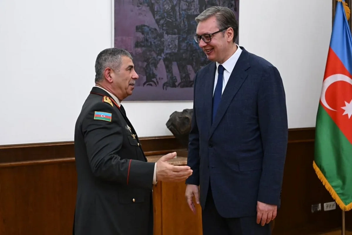 Aleksandr Vuçiç Zakir Həsənovu qəbul etdi - FOTO